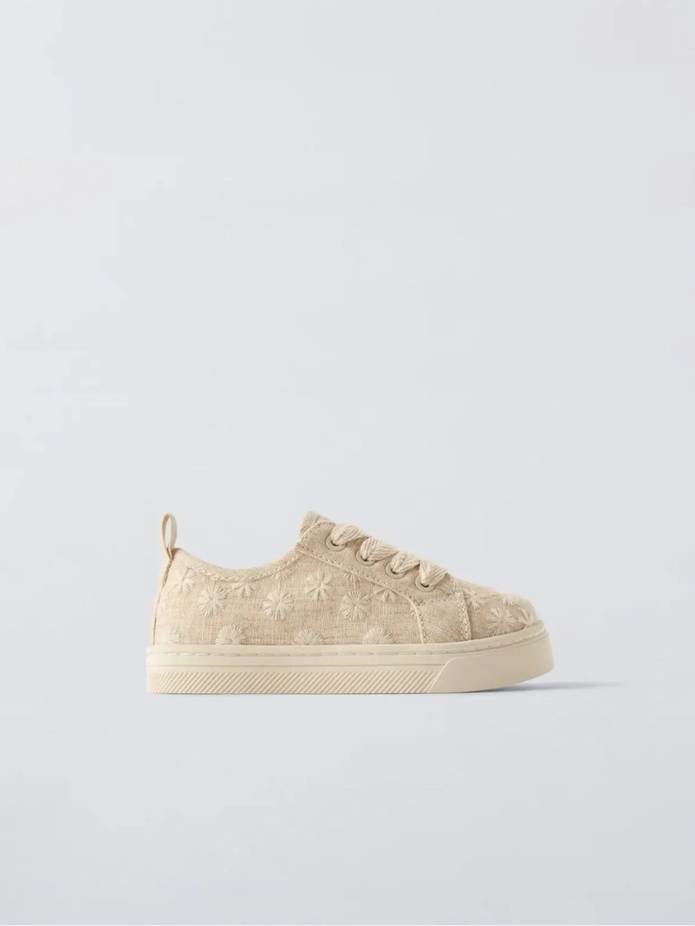 Zara Floral Cotton Sneakers